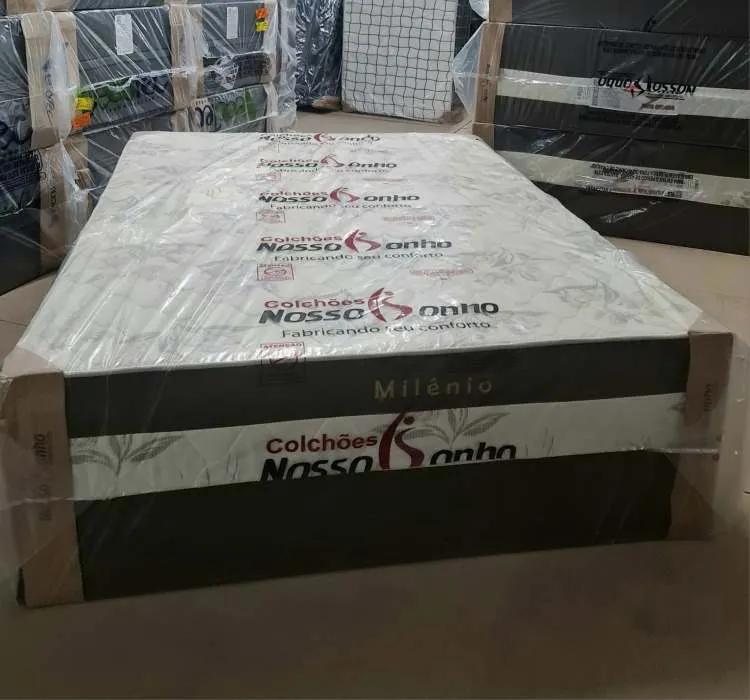 Colchobox Casal Milenio Semi Ortopedido 138x188x60 Nosso Sonho — Colchobox Casal - Marrom