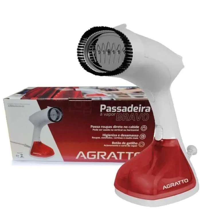 Passadeira a Vapor Bravo APAV01L.01 127V 1250W Agratto — Branco