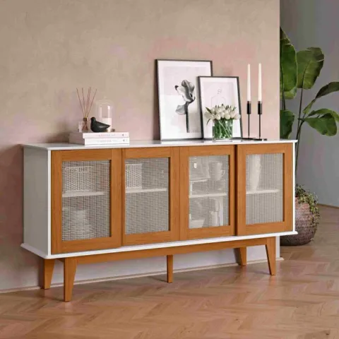 Buffet Detroit 4P Branco.Nature Tebarrot