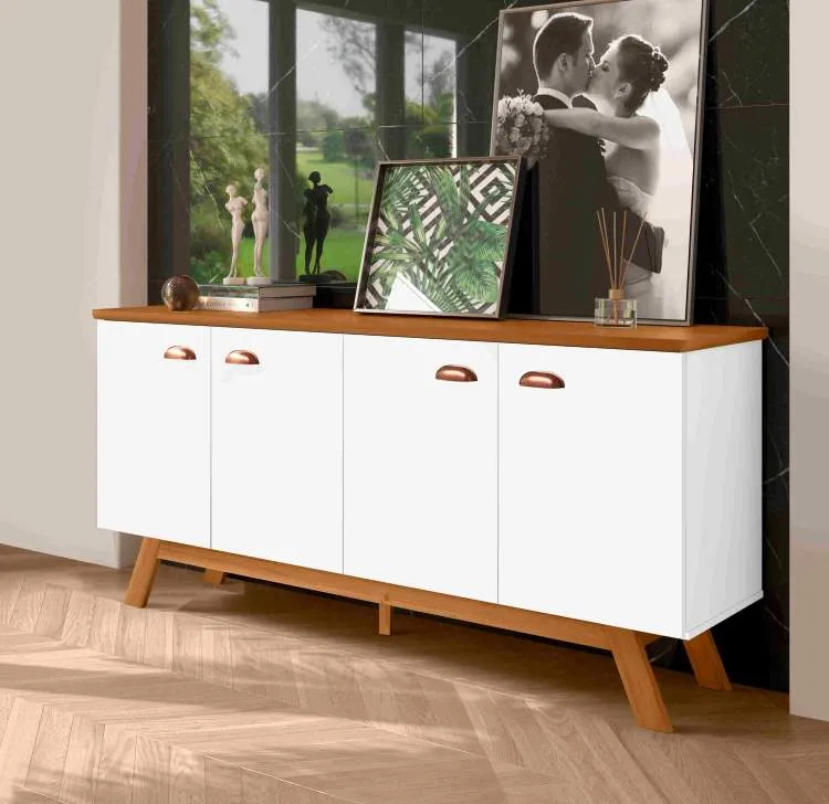 Buffet Atlanta III 4P Branco.Nature Tebarrot — Branco/Nature