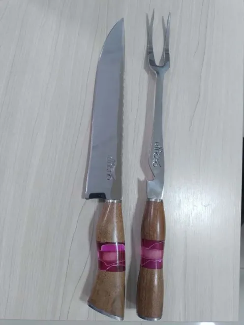 Kit Duplo Faca e Garfo Cutelaria Rincao