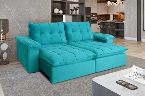 Estofado Retratil Reclinavel Iriri 250 2x100 Vel Tifanni Idealle
