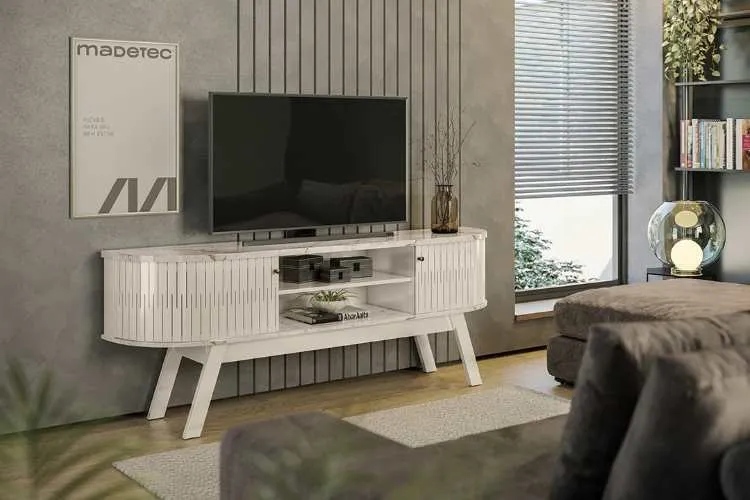 Bancada Valencia Calacata.Off White Madetec — Calacata/Off White