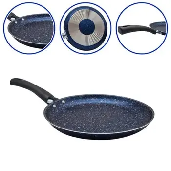 Panquequeira e Tapioqueira Calore Antiaderente 22cm Azul Alegrete — Panquequeira/Tapioqueira Caolore - Azul