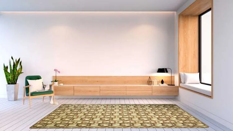 Tapete Alegra 1,00 x 1,50 Estampa Berlim PrataTexrtil — Tapete Alegra 100x150 - Estampa Berlim