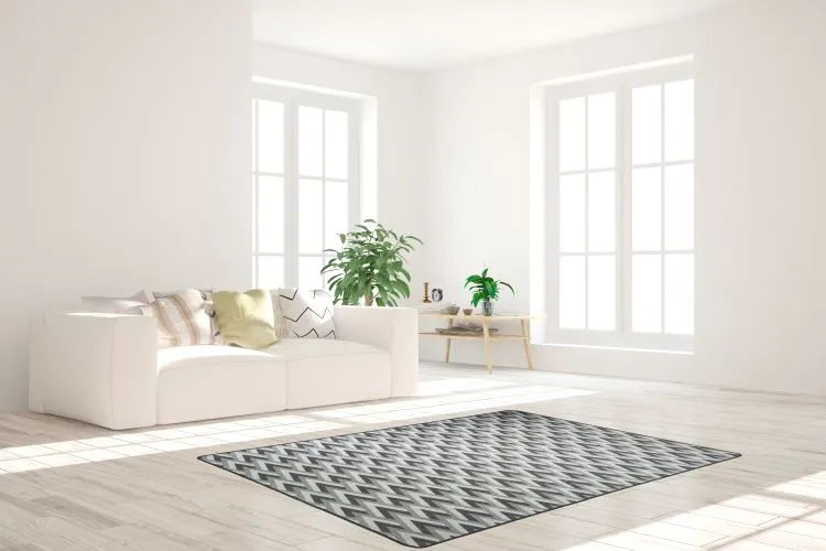 Tapete Alegra 2,00 x 2,50 Estampa Berlim PrataTextil — Tapete Alegra 200x250 - Estampa Munique