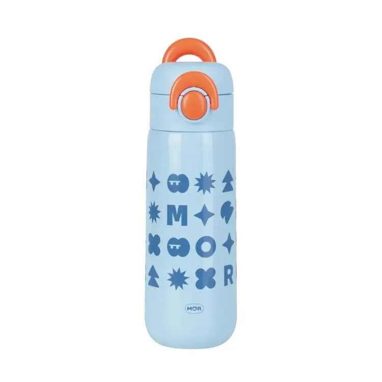 Garrafa Termica Kids 500ml com Alca Metalurgica Mor — Azul