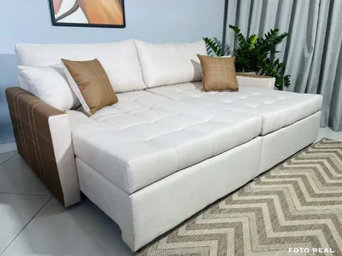 Sofa Cama Monaco 200 2X90cm mais Braco 10cm Orthobox