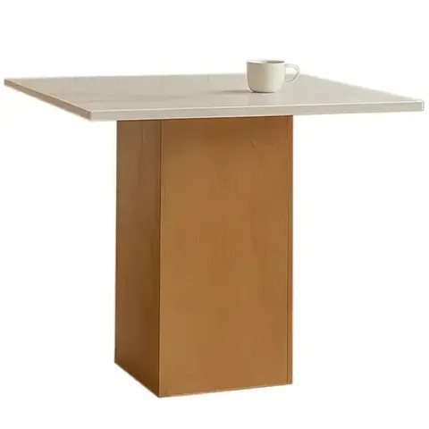 Mesa Dakota 90x90 Tampo Dakota Plus Canto Reto sem Vidro Cel Moveis