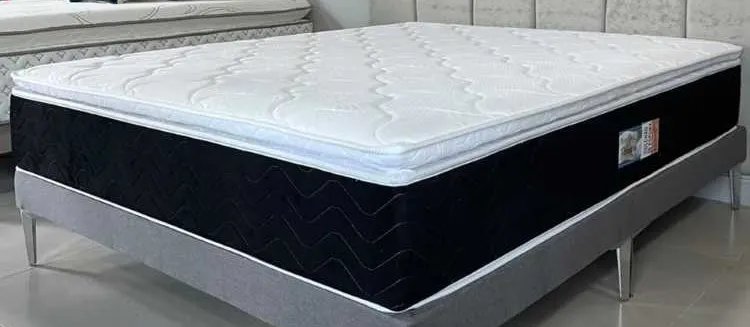 Colchao Casal Premium D45 com Pillow Top 138x188x28 EcoTec — Colchão Quenn Premium D45 158x198x28