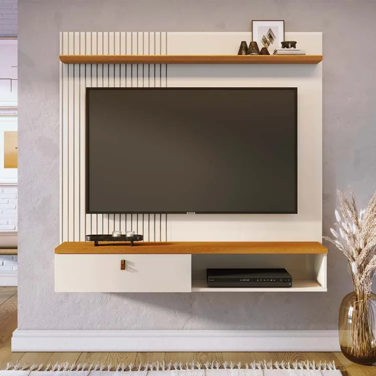 Bancada Suspensa Iris 141 Cinamomo.Off White Madetec — Cinamomo/Off White