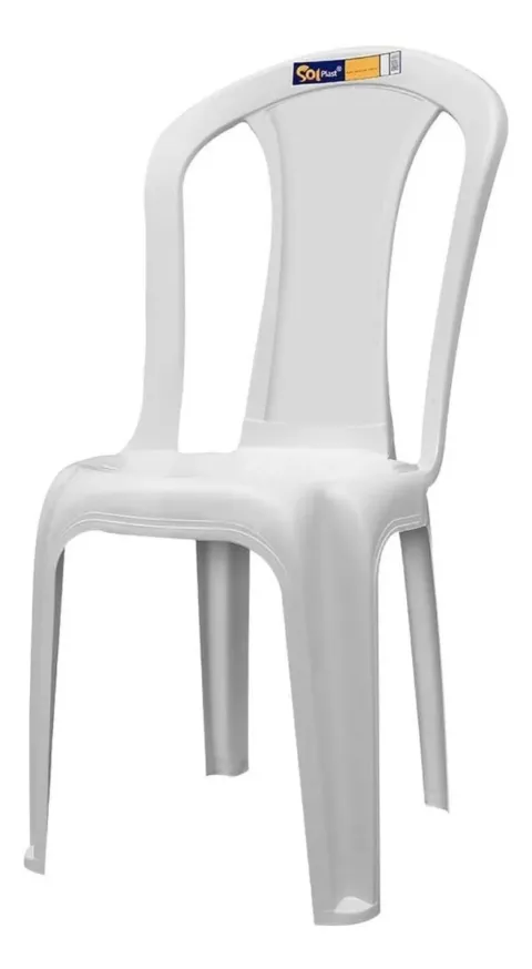 Cadeira Plastica Bistro Pratagi Branco SolPlast
