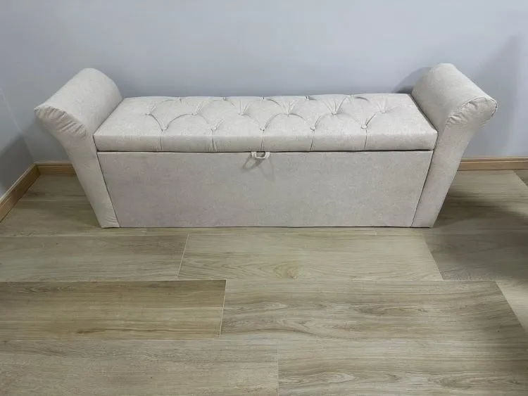 Recamier Casal Dacar 138 Corino Marrom SR Cabeceoras — Recamier Casal Dacar - Linhão Palha