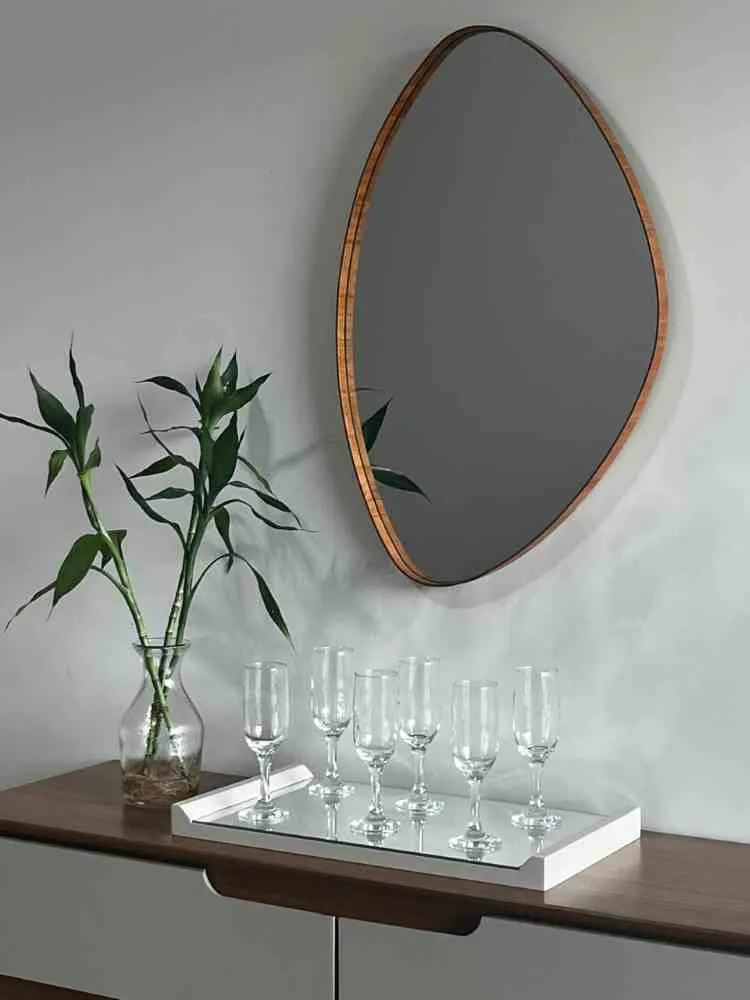 Espelho Organico Barcelona 70x44 Dias Decor — Espelho Orgânico 70x44
