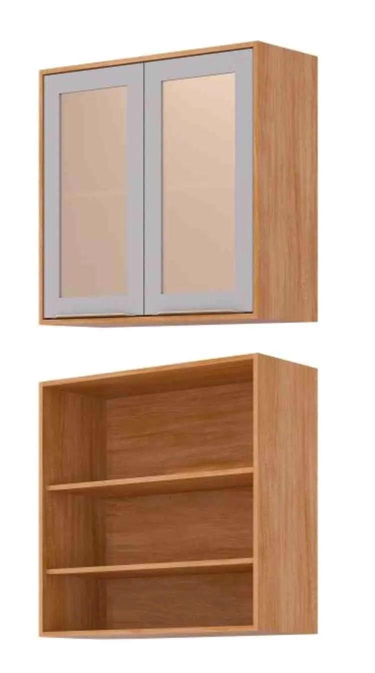 Aereo Brilhante 80 2P Refflecta MGM Moveis — Cinamomo/Off White