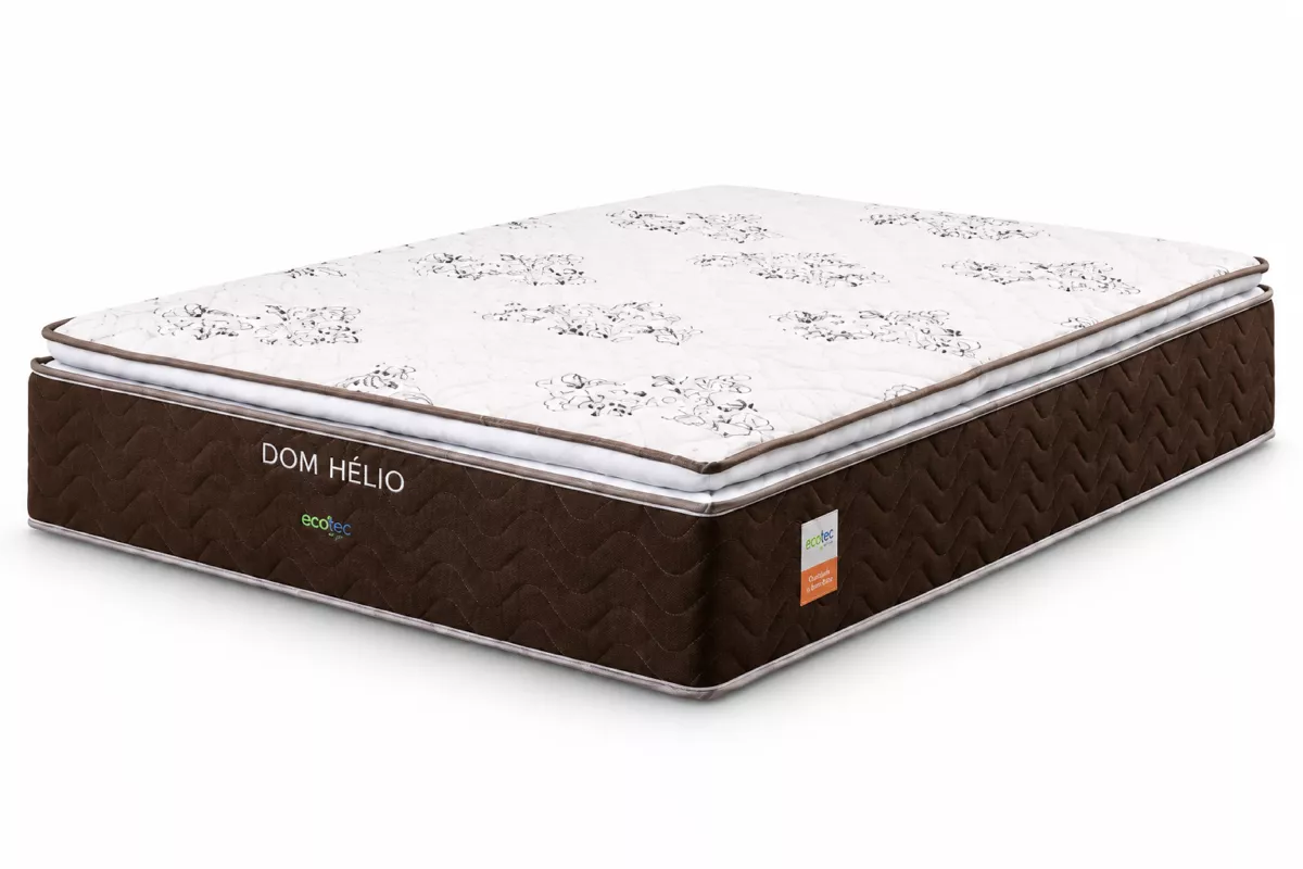 Colchao Casal Dom Helio Molas Ensacadas 138x188x32 EcoTec