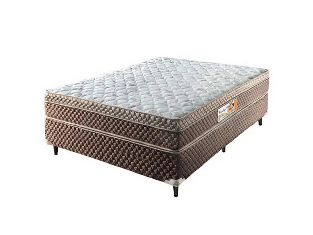 Colchobox Casal RondoComfort Light 138x188X48 Rondomoveis — Rondocomfort Casal - Marrom/Bege