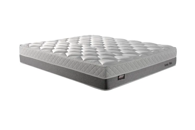 Colchao Solteiro Viena Plus Molas 88x188x28 Plumatex — Solteiro Cinza