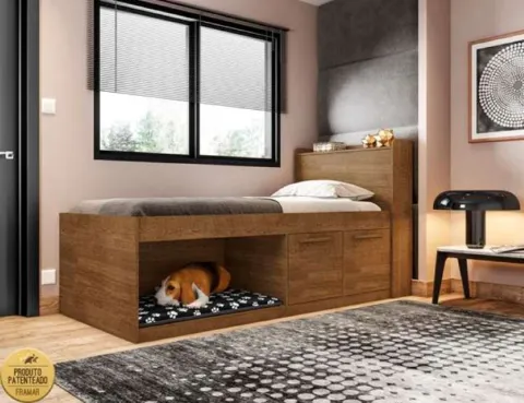 Cama Solteiro Puppy F98 Framar