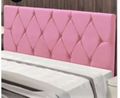 Cabeceira King Bia 195 Veludo Luxor Rose 2300 SR Cabec